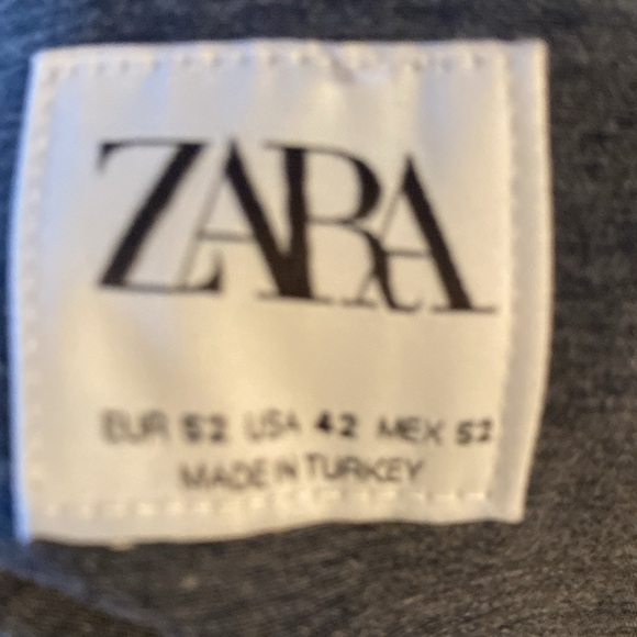 ZARA SPORT COAT BLUE SIZE 42 R PRE OWNED - Picture 10 of 10